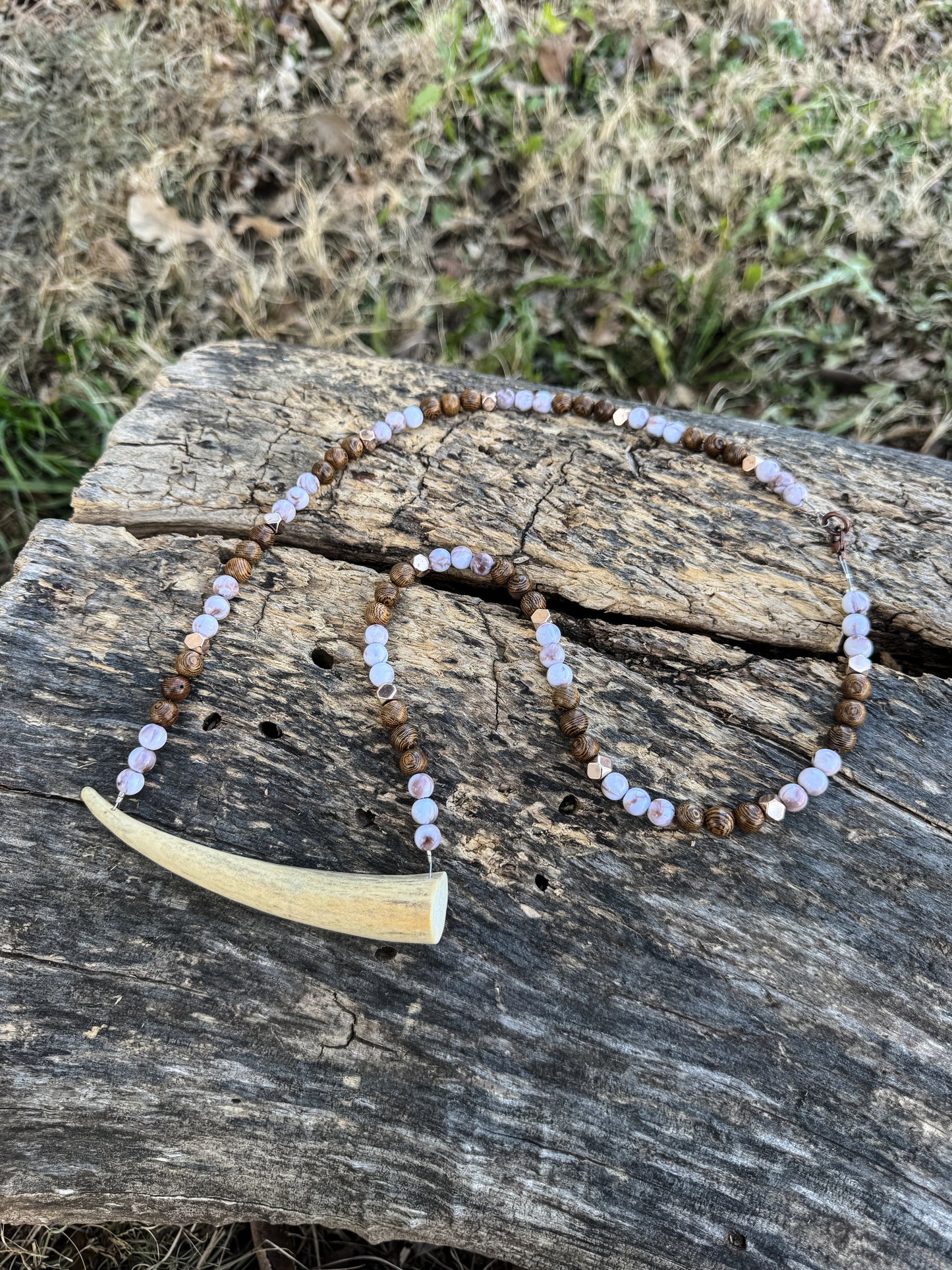 Wild Arc Antler Necklace