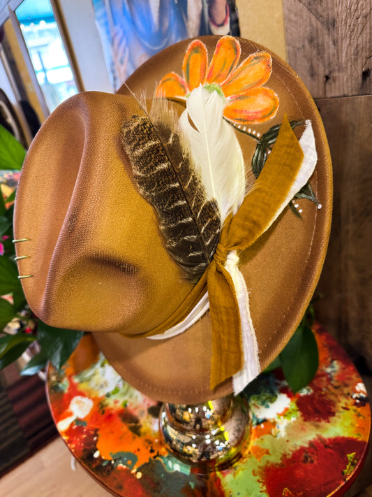 Sunset Flower Hat