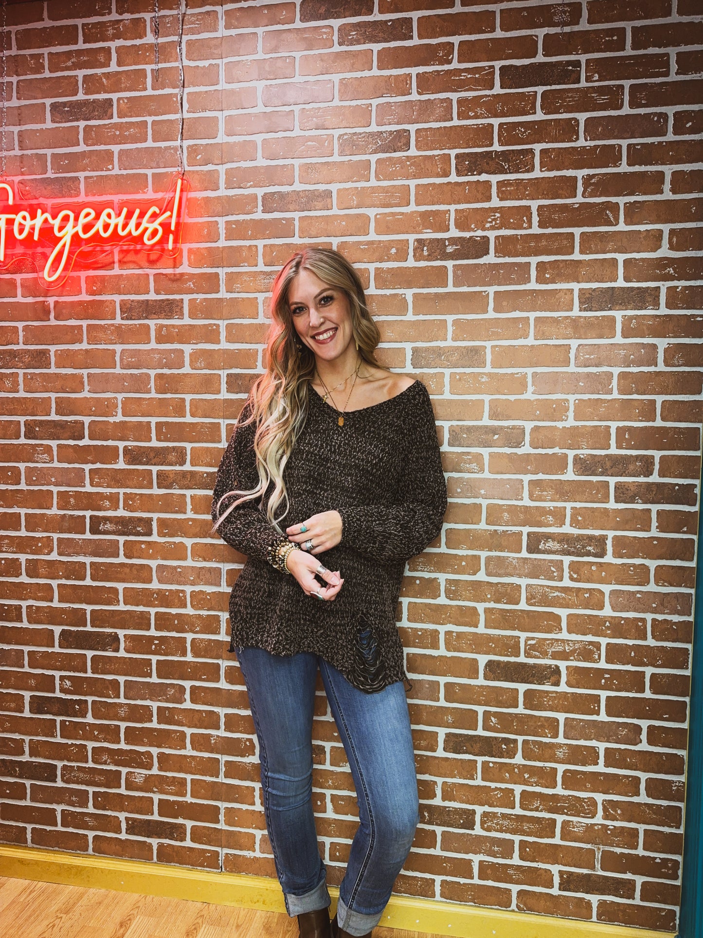 Distressed Sweater