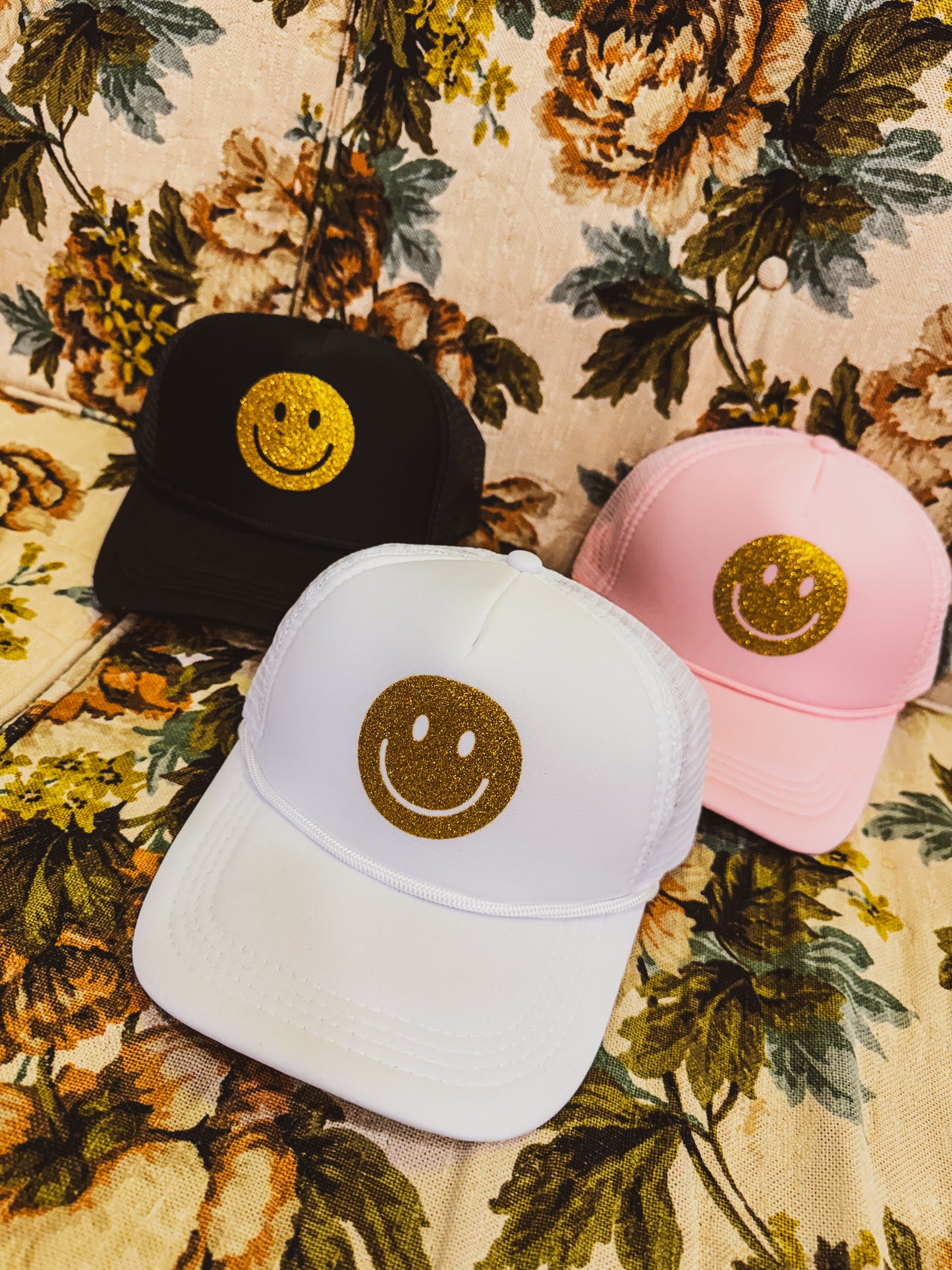 Smiley Trucker Hat