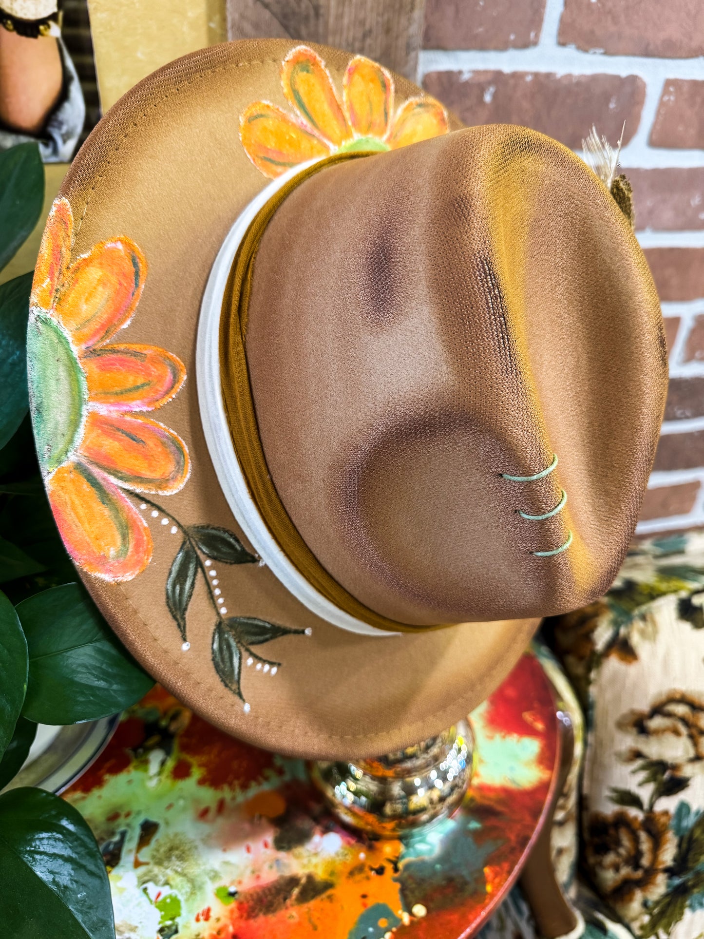 Sunset Flower Hat