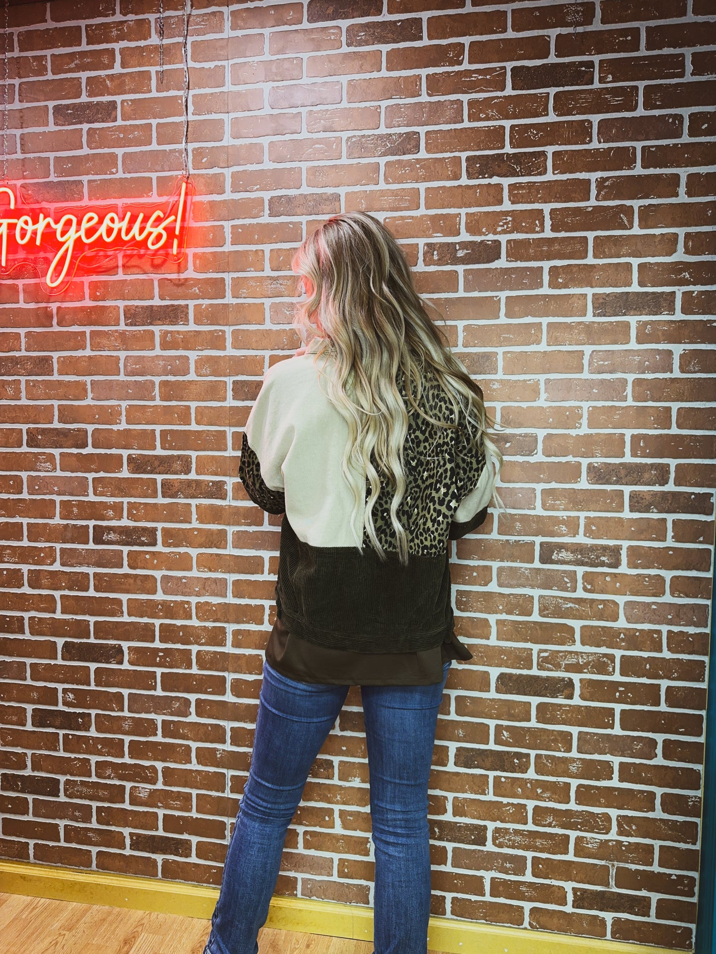 Leopard Mix Jacket