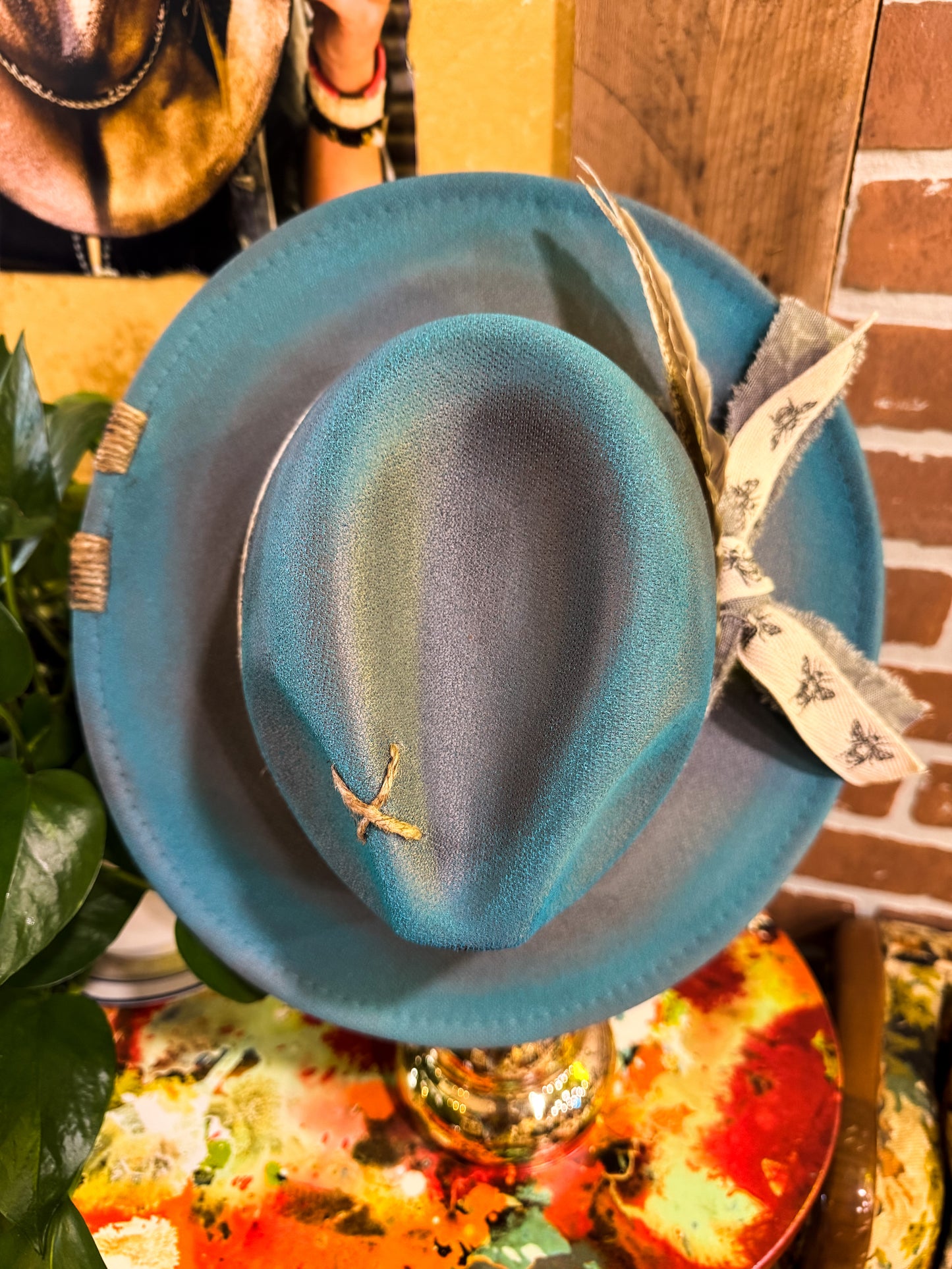 Blue Bee Hat
