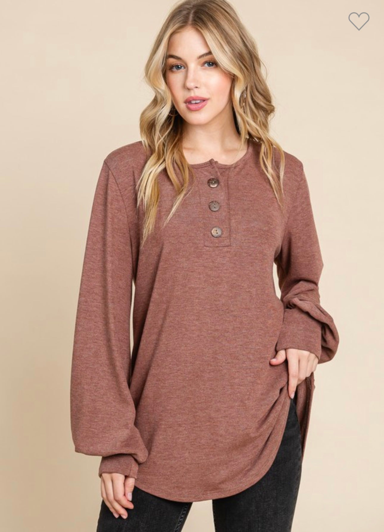 Henley Blouse