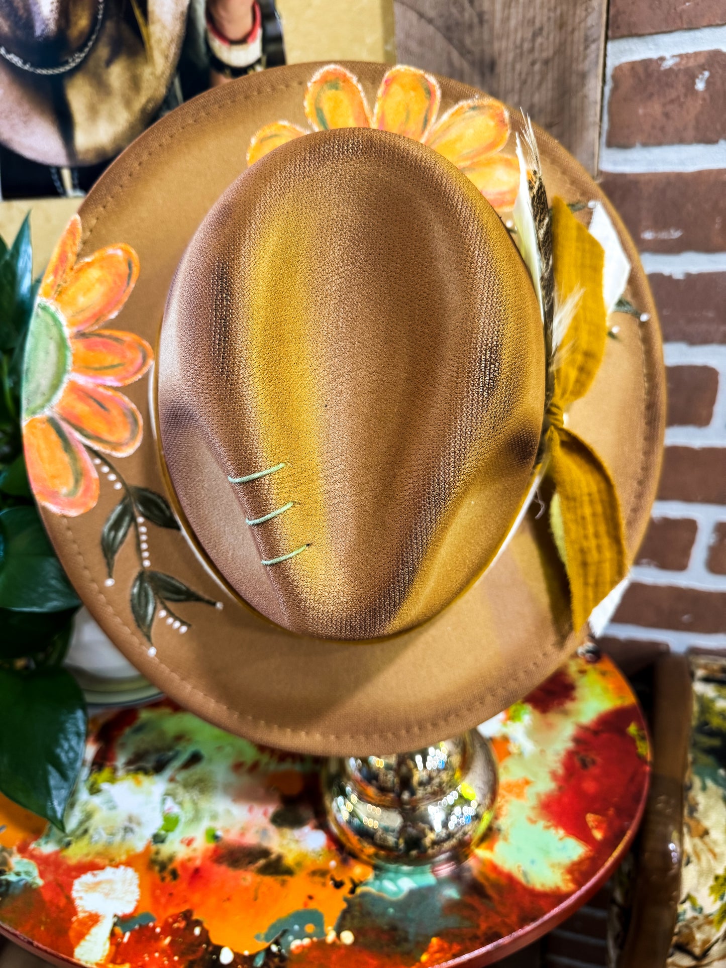 Sunset Flower Hat