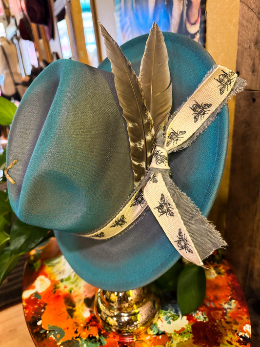 Blue Bee Hat