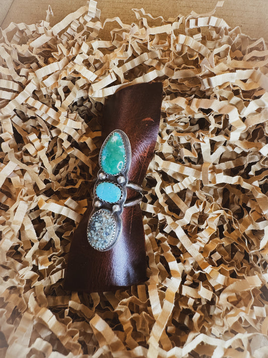 Cocktail Turquoise Ring
