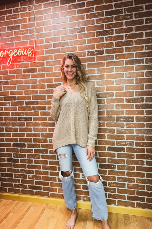 Mocha Dolman Sweater
