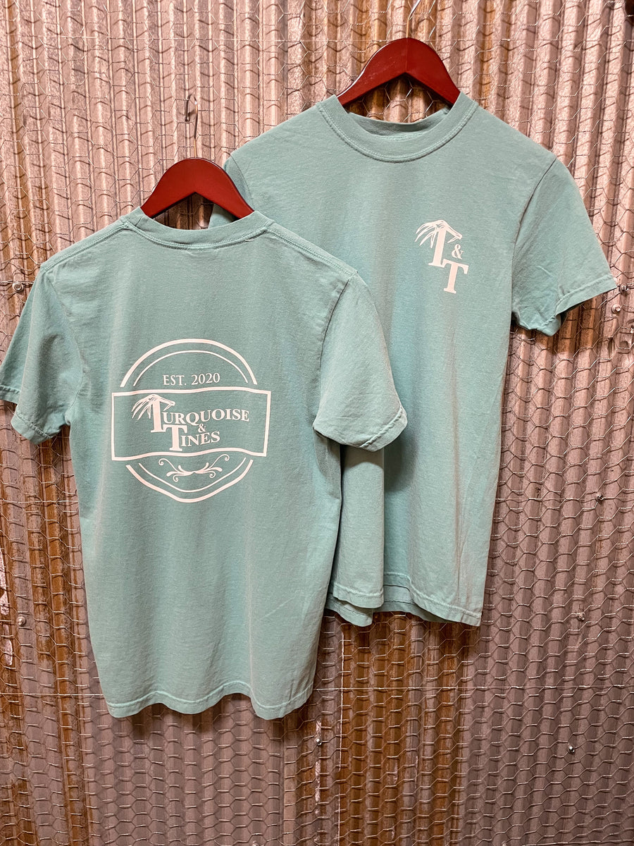 Seafoam Logo Graphic Turquoise & Tines