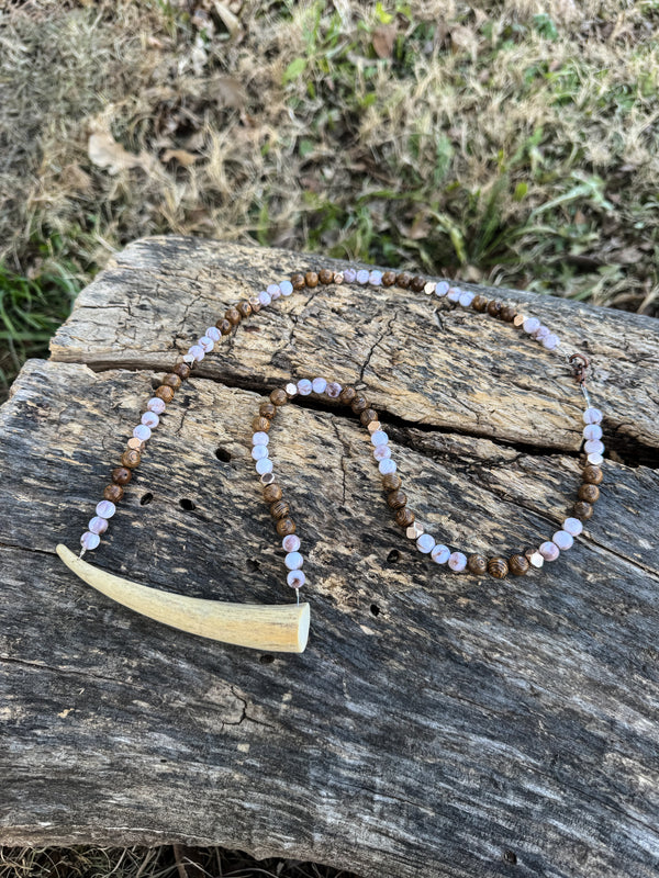 Wild Arc Antler Necklace