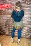 Hooded Denim Top by Young Threads