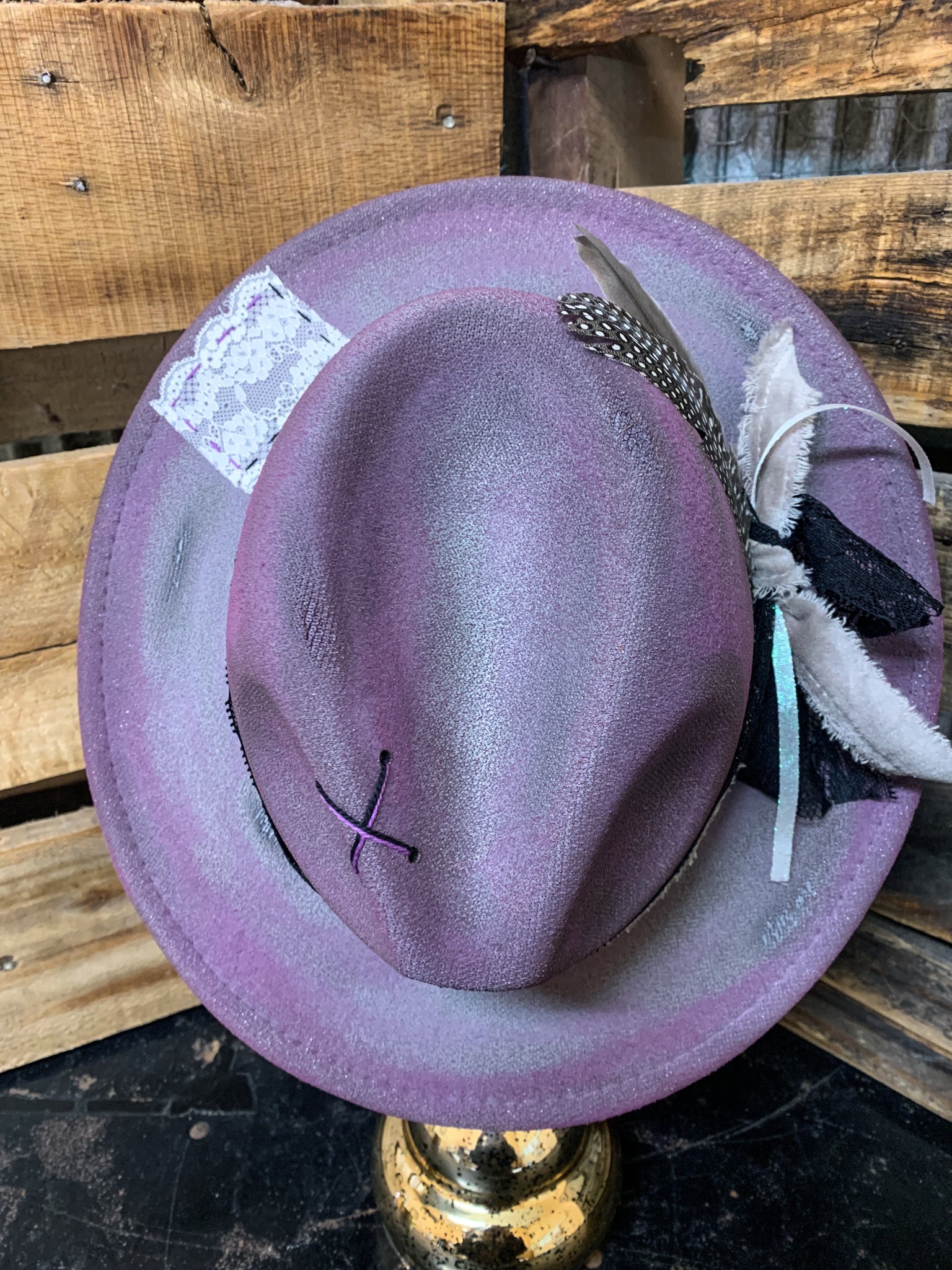 Purple Edge Hat