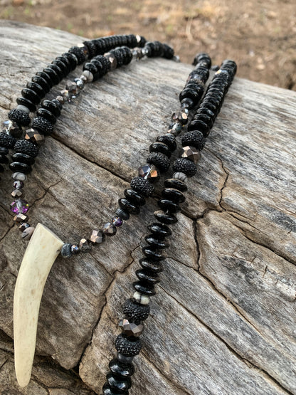 Black Hills Antler Necklace Set