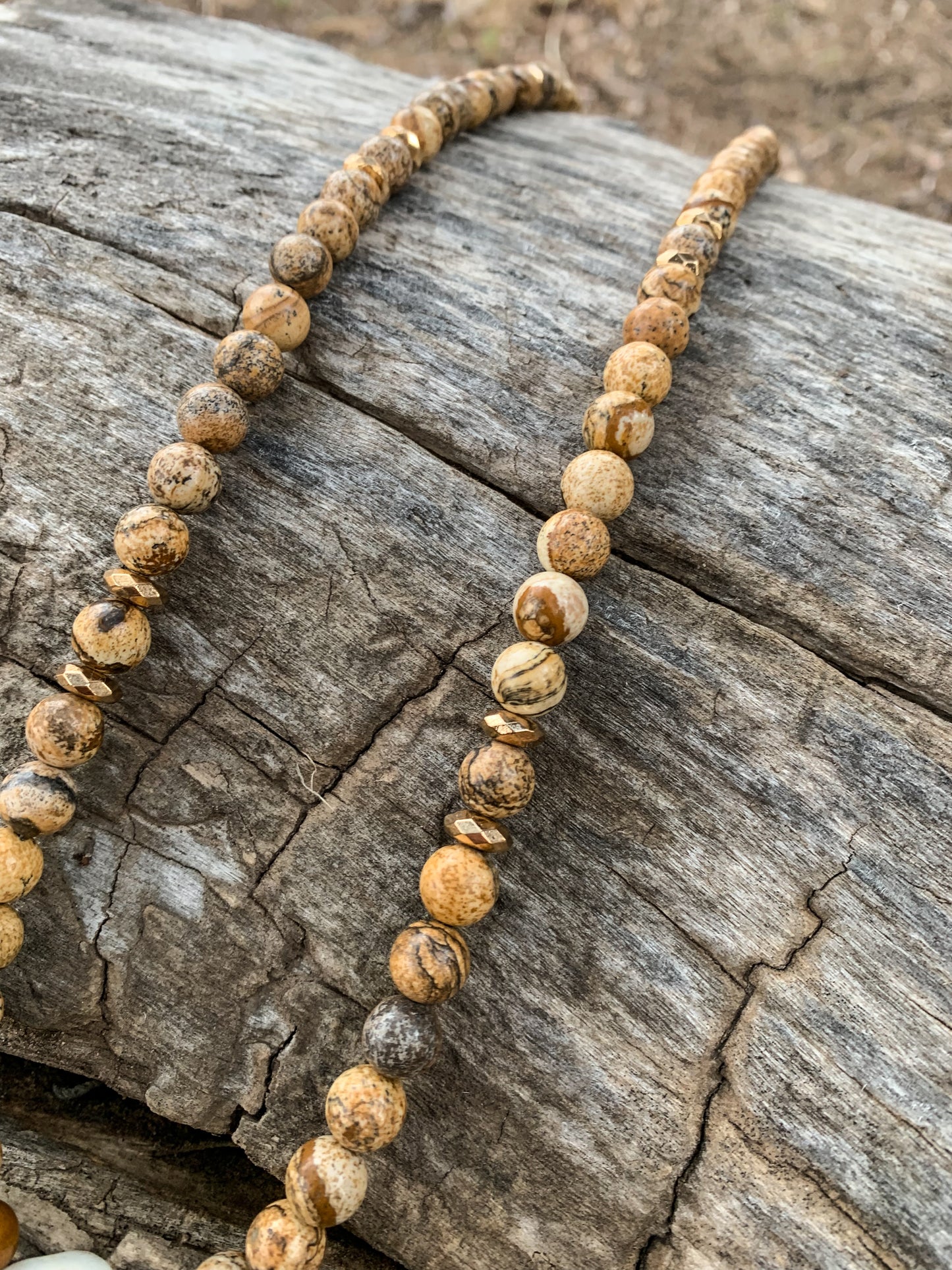 Sandstone Antler Necklace