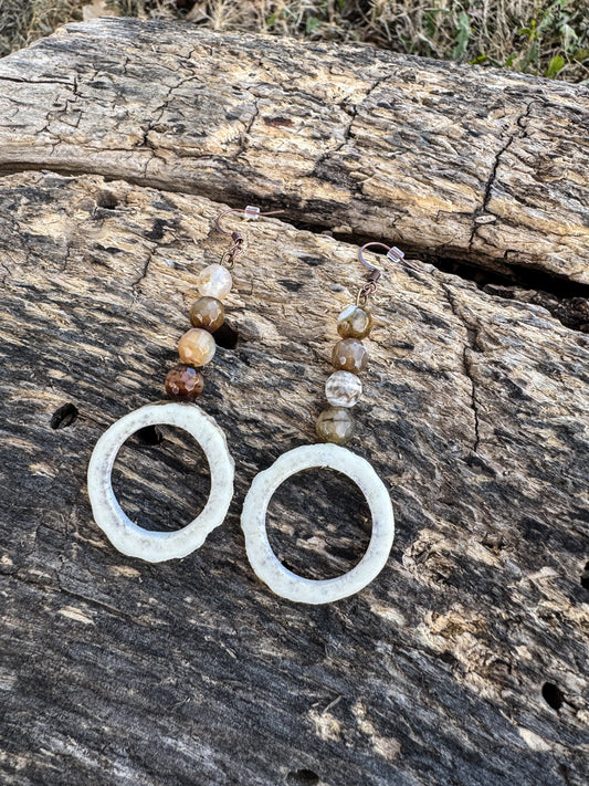Mason Antler Earrings