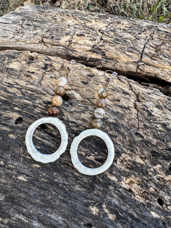 Mason Antler Earrings