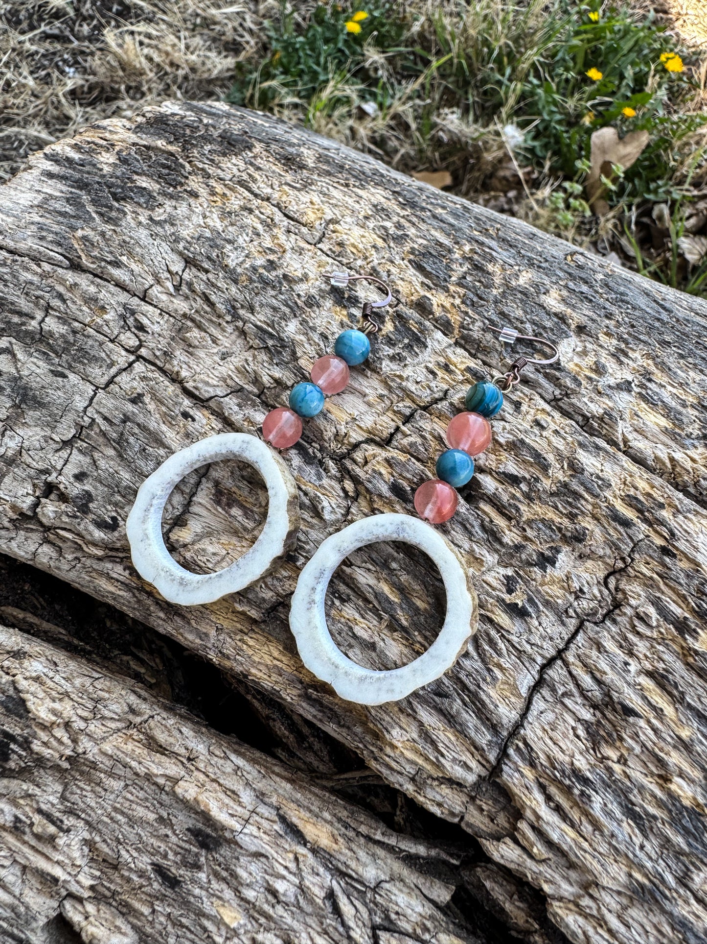 Spring Day Antler Earrings