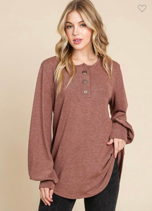 Henley Blouse
