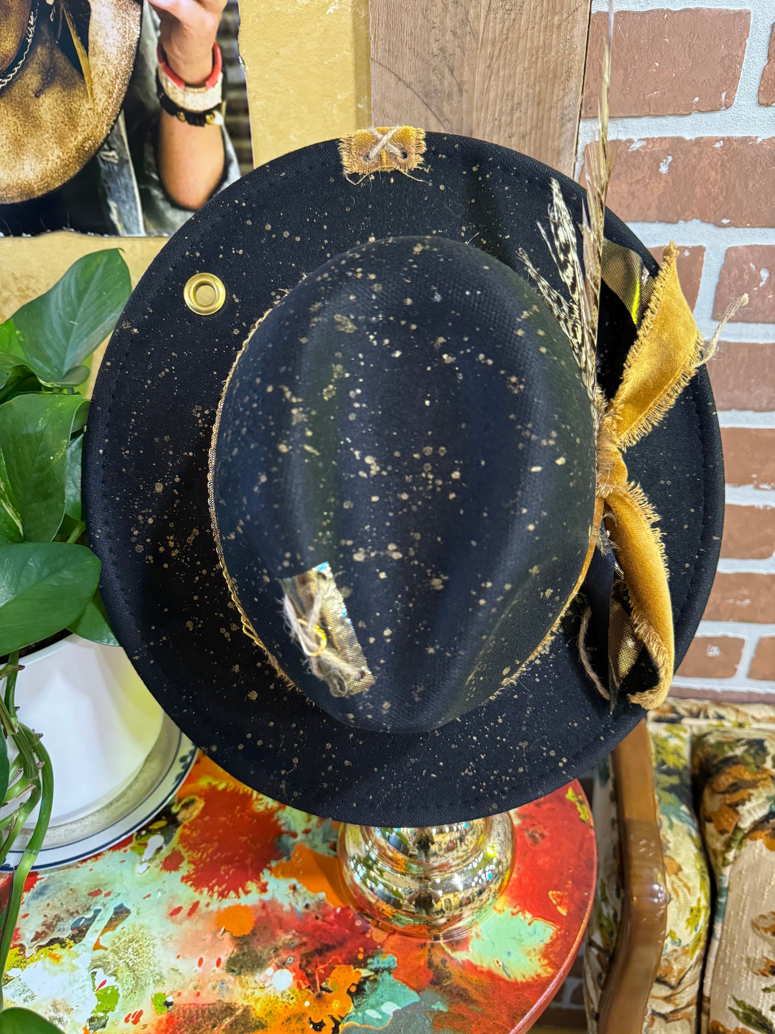 Gold Speckles Hat