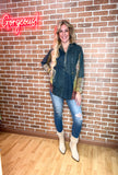 Hooded Denim Top by Young Threads