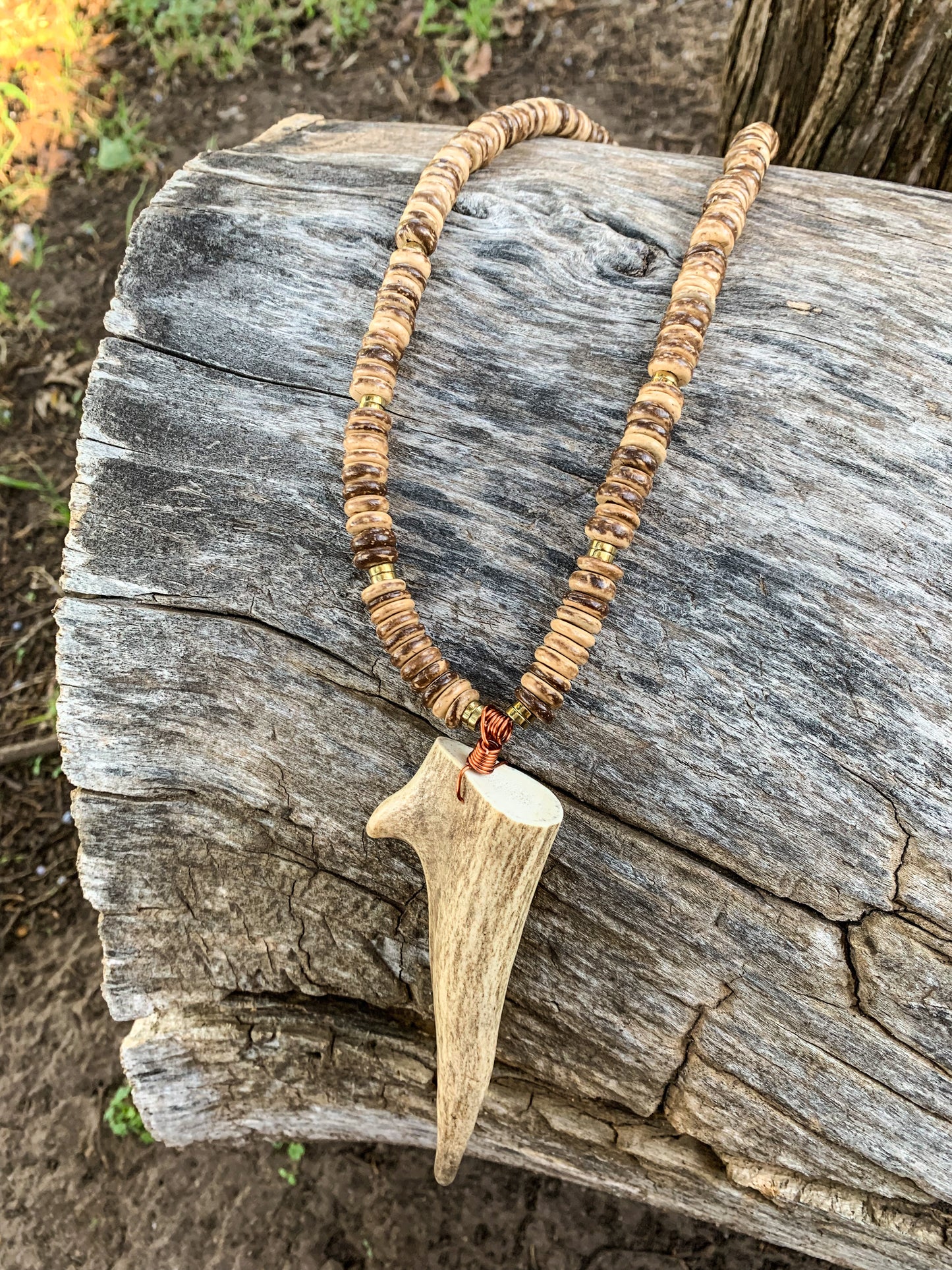 Ruidoso Elk Antler Necklace