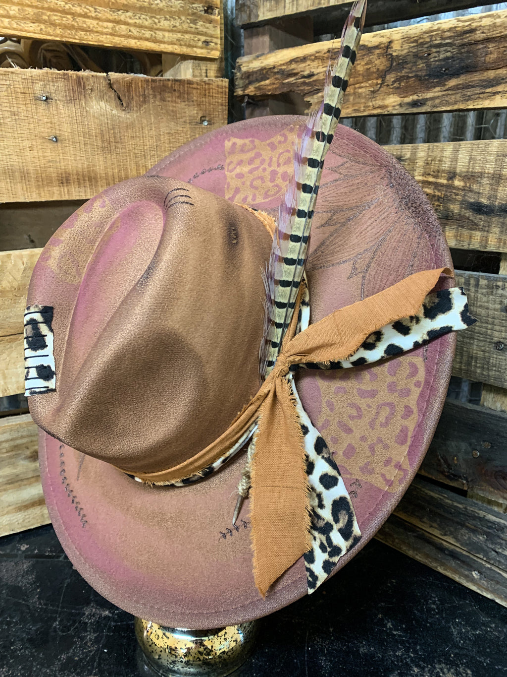 Leopard Flare Hat