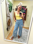 Floral Stretch Denim