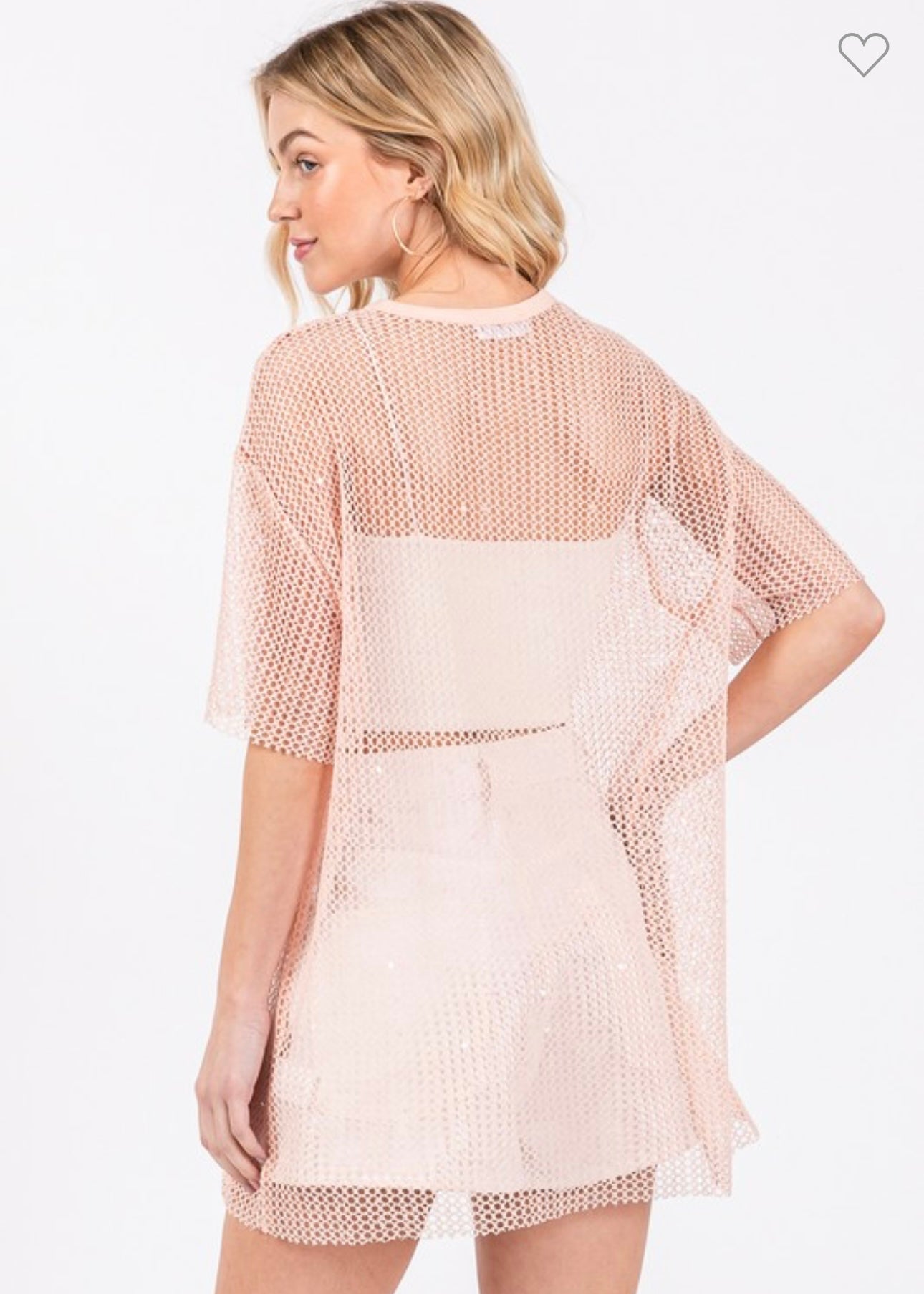 Sparkle Fishnet Top