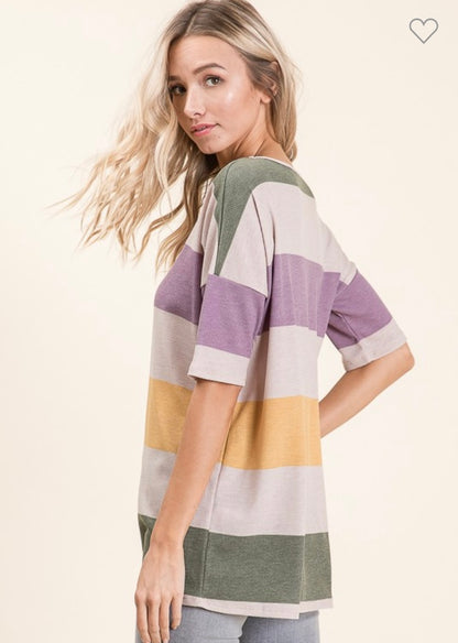 Bold Stripe Top