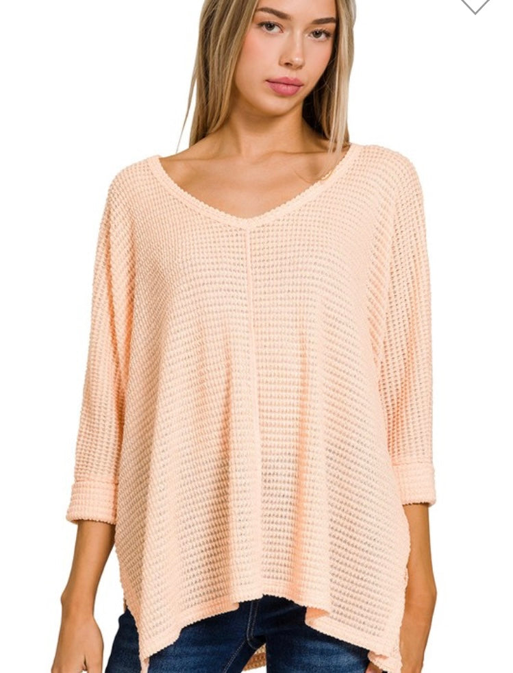 Peach Spring Sweater