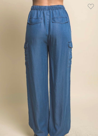 Denim Cargo Pant