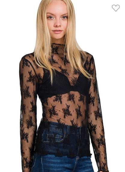 Lace Layering Top