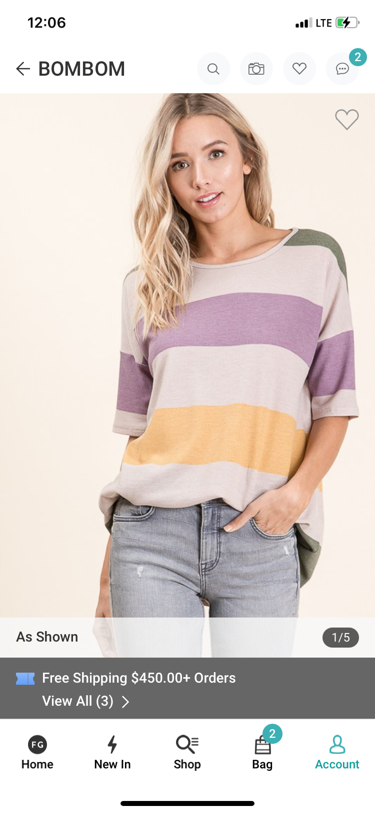 Bold Stripe Top