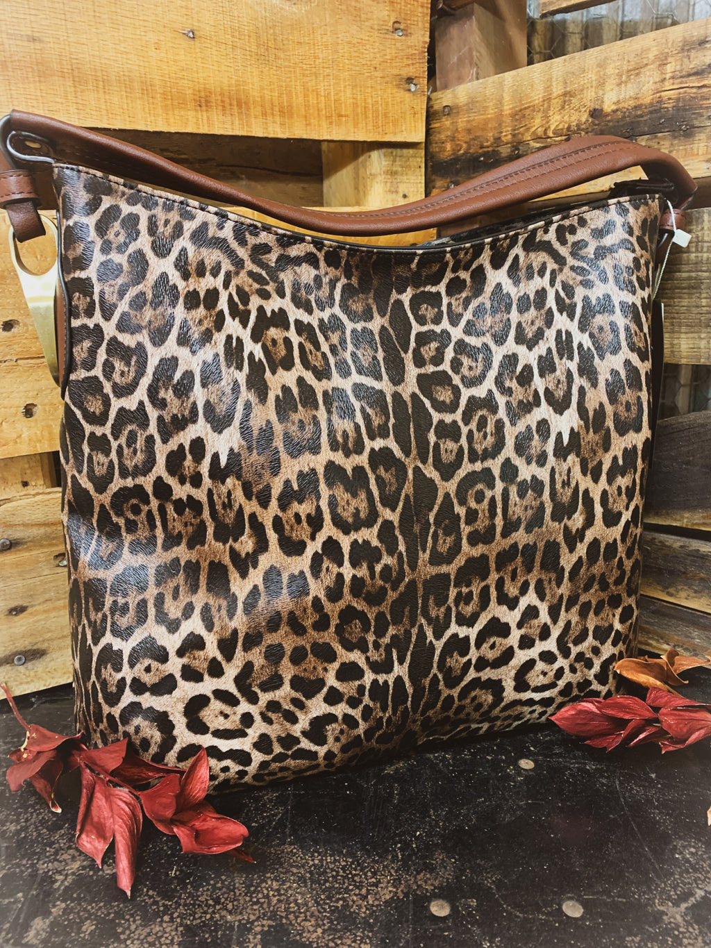 Leopard Hobo Bag