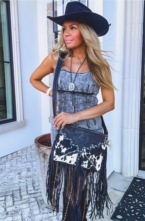 Dixie Crossbody-Black