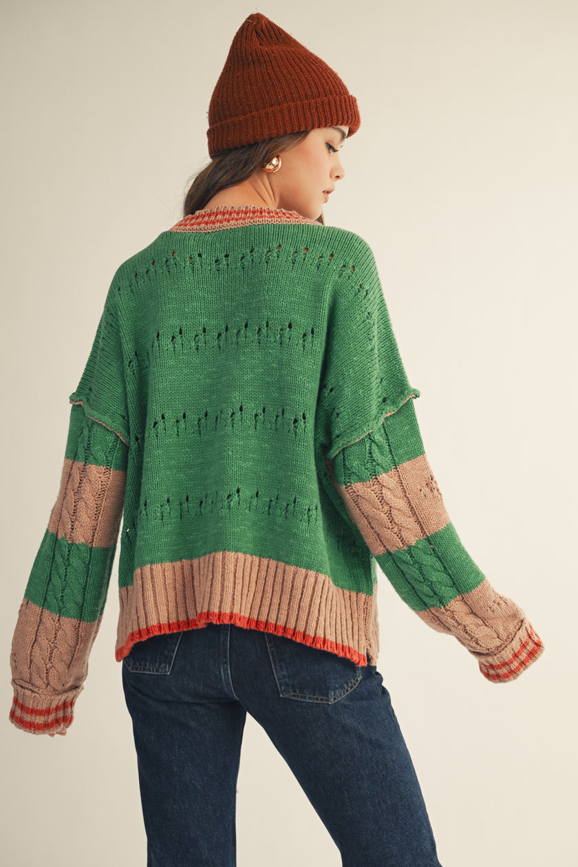 Twisted Ribbed Sweater