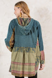 Hooded Denim Top by Young Threads