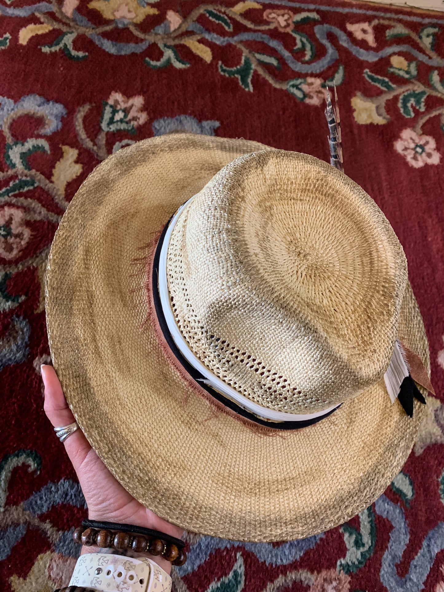 Vintage Girl Straw Hat