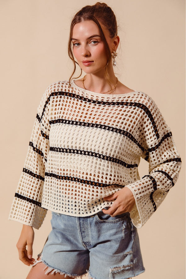Open Knit Top