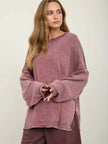 Raw edge Sweater