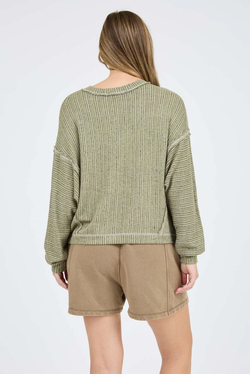 Olive V Neck