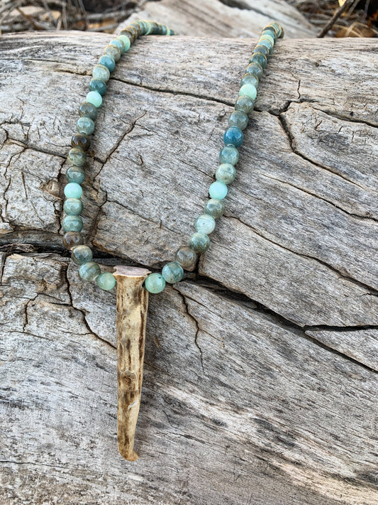 Ocean Breeze Antler Necklace