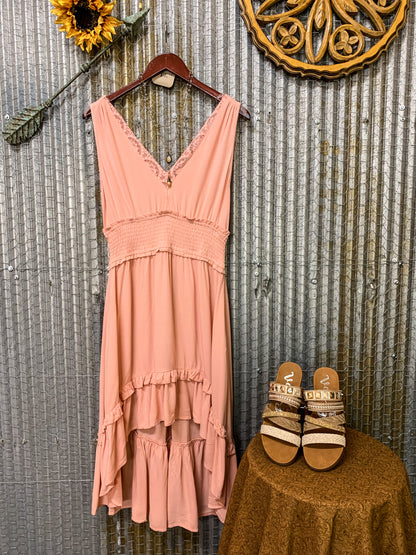 Blush High Low Dress