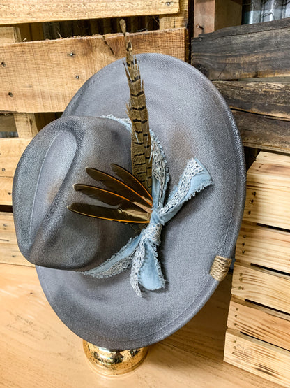 Blue Charcoal Hat