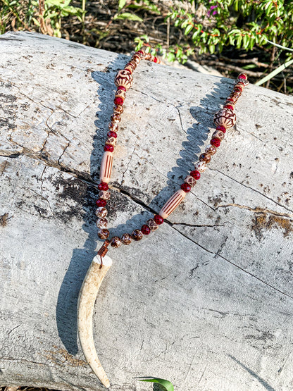 Indian Mound Antler Necklace