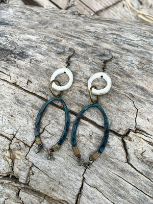 Horseshoe Antler Earrings