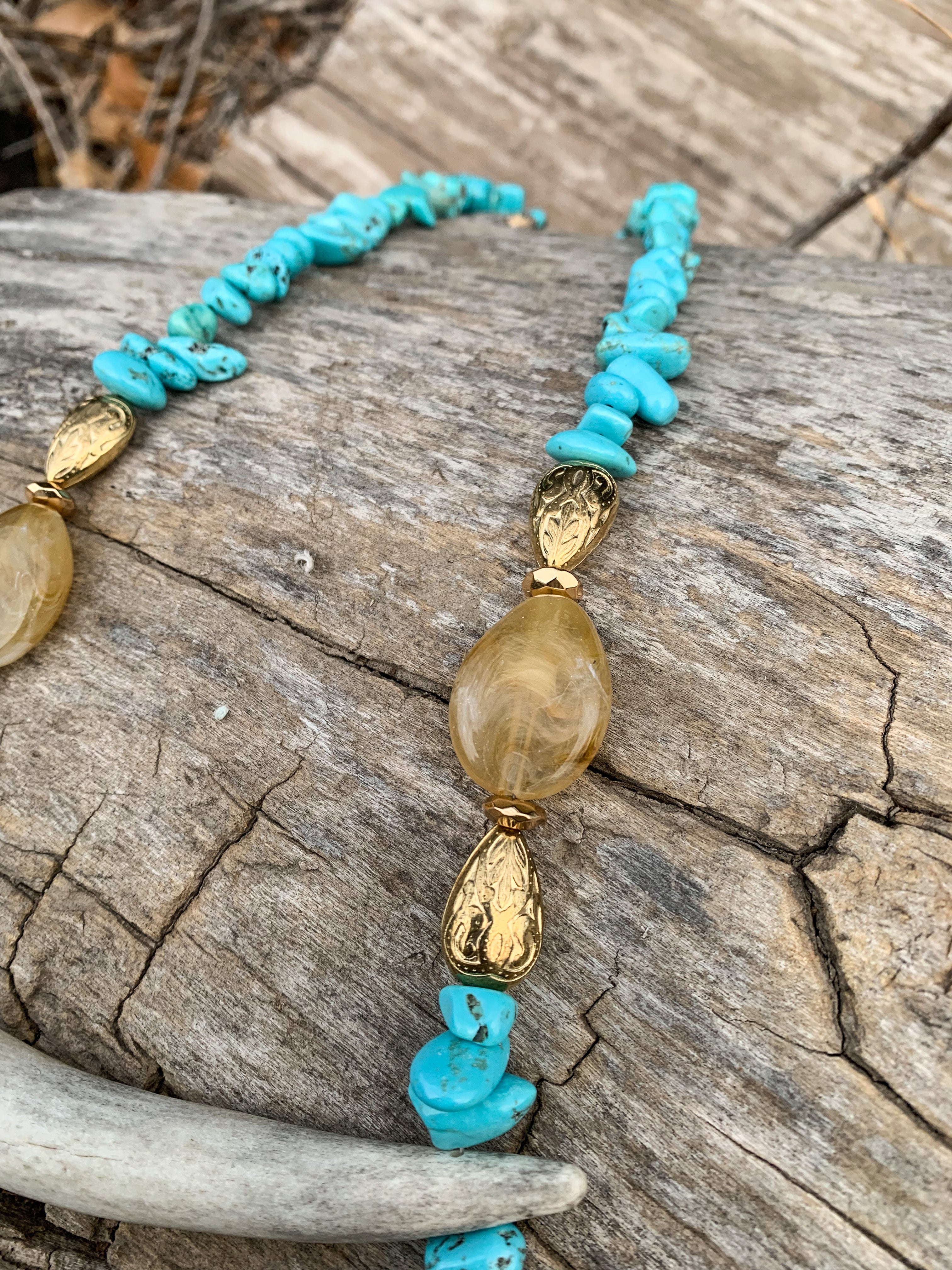Old Town Antler Necklace