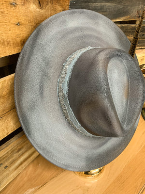 Blue Charcoal Hat