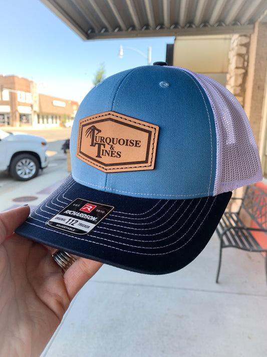 T&T Leather Logo Hat-Columbia