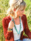 Gypsy Stag Antler Necklace